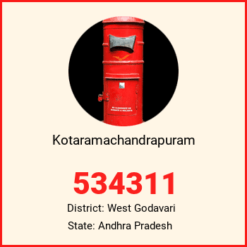 Kotaramachandrapuram pin code, district West Godavari in Andhra Pradesh