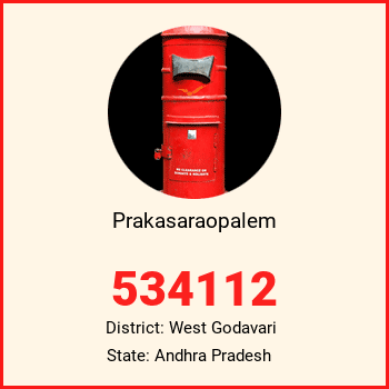Prakasaraopalem pin code, district West Godavari in Andhra Pradesh