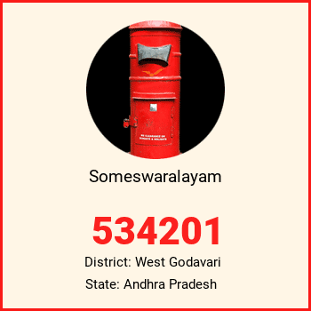 Someswaralayam pin code, district West Godavari in Andhra Pradesh