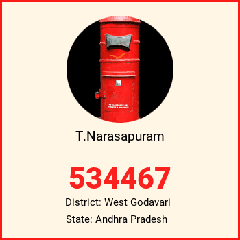 T.Narasapuram pin code, district West Godavari in Andhra Pradesh