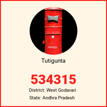 Tutigunta pin code, district West Godavari in Andhra Pradesh