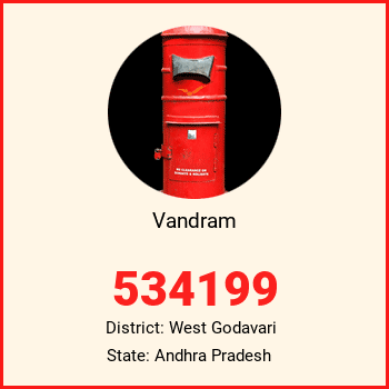 Vandram pin code, district West Godavari in Andhra Pradesh