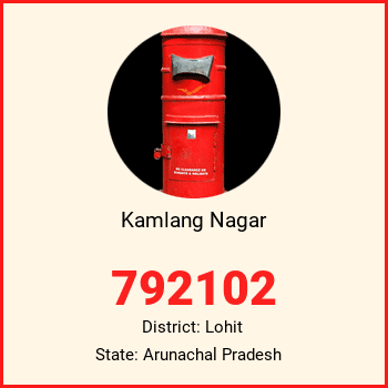 Kamlang Nagar pin code, district Lohit in Arunachal Pradesh