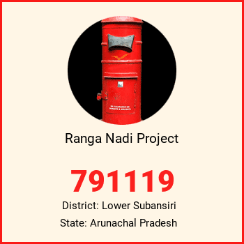 Ranga Nadi Project pin code, district Lower Subansiri in Arunachal Pradesh