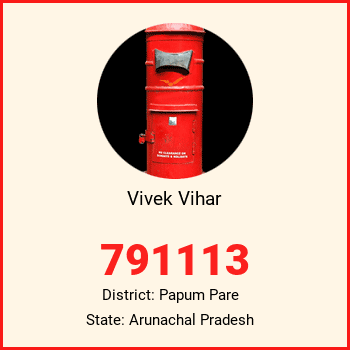 Vivek Vihar pin code, district Papum Pare in Arunachal Pradesh