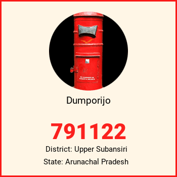 Dumporijo pin code, district Upper Subansiri in Arunachal Pradesh