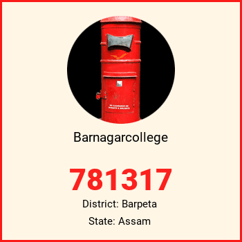 Barnagarcollege pin code, district Barpeta in Assam