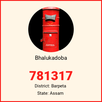 Bhalukadoba pin code, district Barpeta in Assam