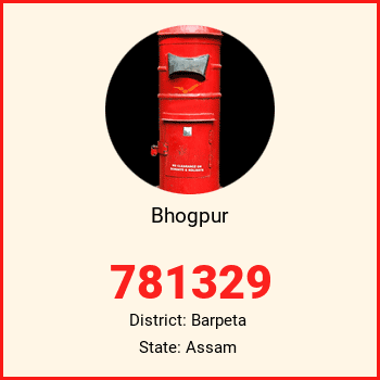 Bhogpur pin code, district Barpeta in Assam