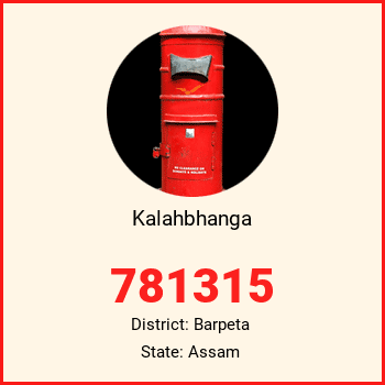 Kalahbhanga pin code, district Barpeta in Assam