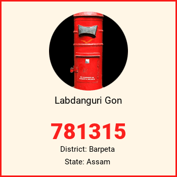 Labdanguri Gon pin code, district Barpeta in Assam