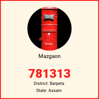 Mazgaon pin code, district Barpeta in Assam