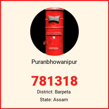 Puranbhowanipur pin code, district Barpeta in Assam