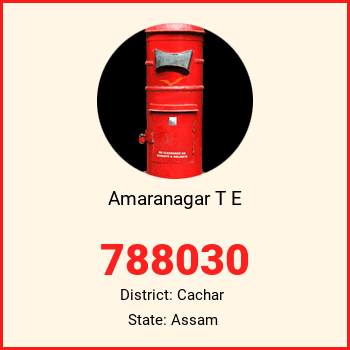 Amaranagar T E pin code, district Cachar in Assam