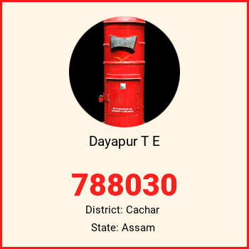 Dayapur T E pin code, district Cachar in Assam