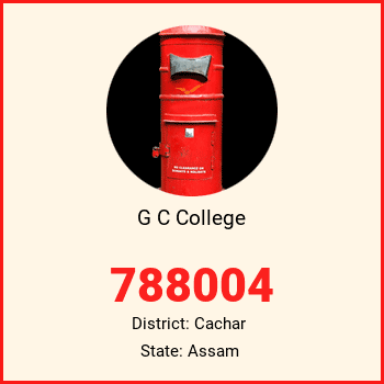 G C College pin code, district Cachar in Assam