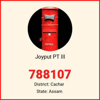 Joyput PT III pin code, district Cachar in Assam