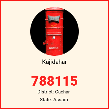 Kajidahar pin code, district Cachar in Assam