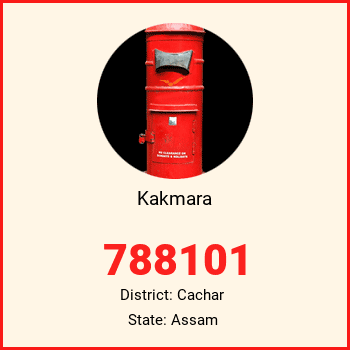 Kakmara pin code, district Cachar in Assam