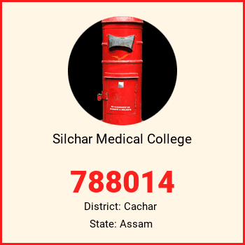 Silchar Medical College pin code, district Cachar in Assam