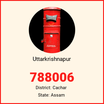 Uttarkrishnapur pin code, district Cachar in Assam
