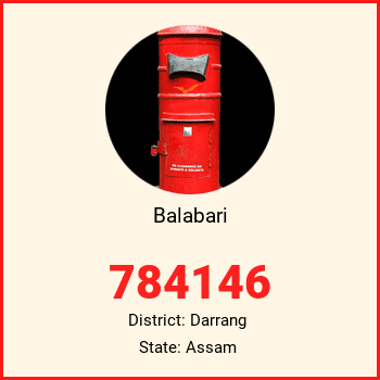 Balabari pin code, district Darrang in Assam