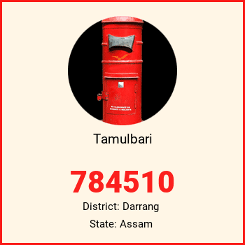 Tamulbari pin code, district Darrang in Assam