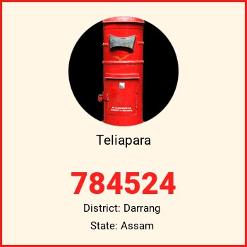 Teliapara pin code, district Darrang in Assam