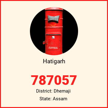 Hatigarh pin code, district Dhemaji in Assam