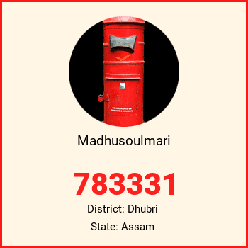Madhusoulmari pin code, district Dhubri in Assam