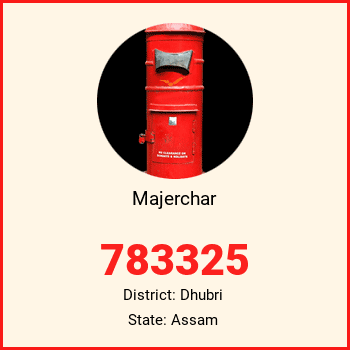 Majerchar pin code, district Dhubri in Assam