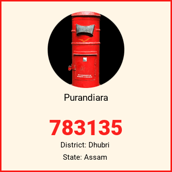 Purandiara pin code, district Dhubri in Assam