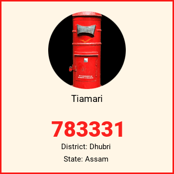 Tiamari pin code, district Dhubri in Assam
