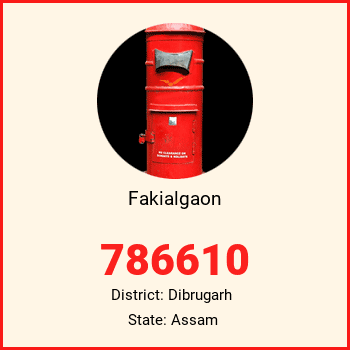 Fakialgaon pin code, district Dibrugarh in Assam