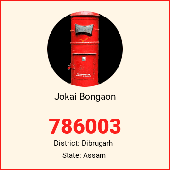 Jokai Bongaon pin code, district Dibrugarh in Assam