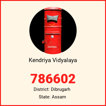 Kendriya Vidyalaya pin code, district Dibrugarh in Assam