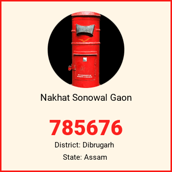 Nakhat Sonowal Gaon pin code, district Dibrugarh in Assam
