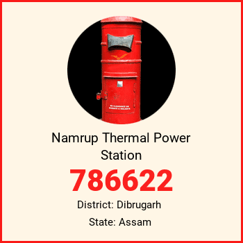 Namrup Thermal Power Station pin code, district Dibrugarh in Assam