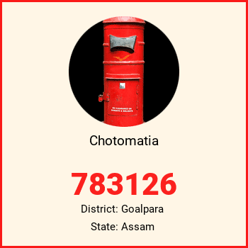 Chotomatia pin code, district Goalpara in Assam
