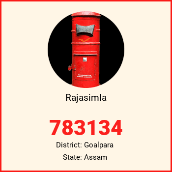 Rajasimla pin code, district Goalpara in Assam