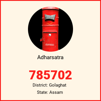 Adharsatra pin code, district Golaghat in Assam