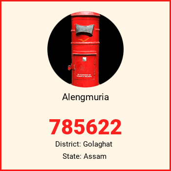 Alengmuria pin code, district Golaghat in Assam