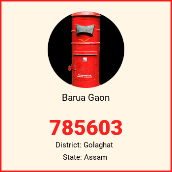 Barua Gaon pin code, district Golaghat in Assam