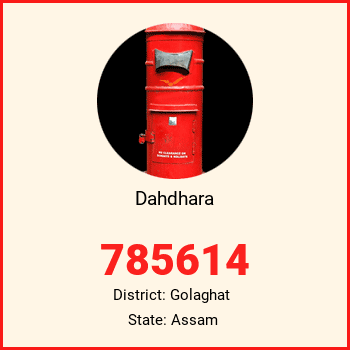 Dahdhara pin code, district Golaghat in Assam