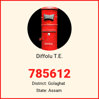 Diffolu T.E. pin code, district Golaghat in Assam