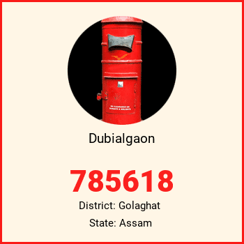 Dubialgaon pin code, district Golaghat in Assam