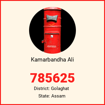 Kamarbandha Ali pin code, district Golaghat in Assam