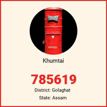 Khumtai pin code, district Golaghat in Assam
