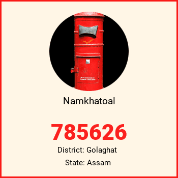 Namkhatoal pin code, district Golaghat in Assam