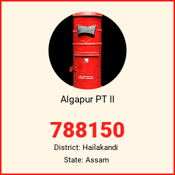 Algapur PT II pin code, district Hailakandi in Assam